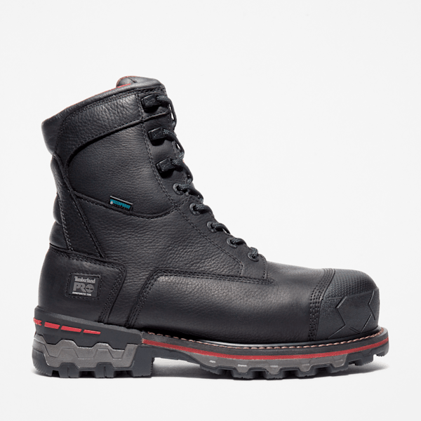 Bottes En Cuir Noir Pour Hommes