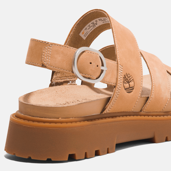 ■Timberland■ Women's Claremont Sandals White TB0A62WREM21 Timberland leather sandals Clairemont Way women's white