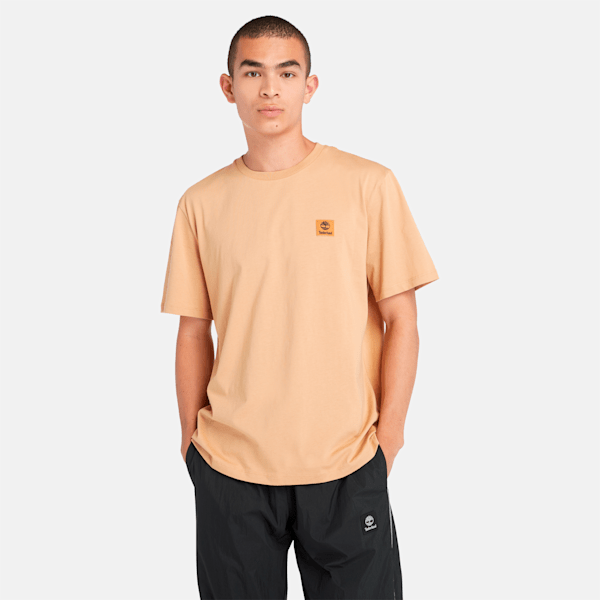 Short Sleeve Woven Badge T-Shirt