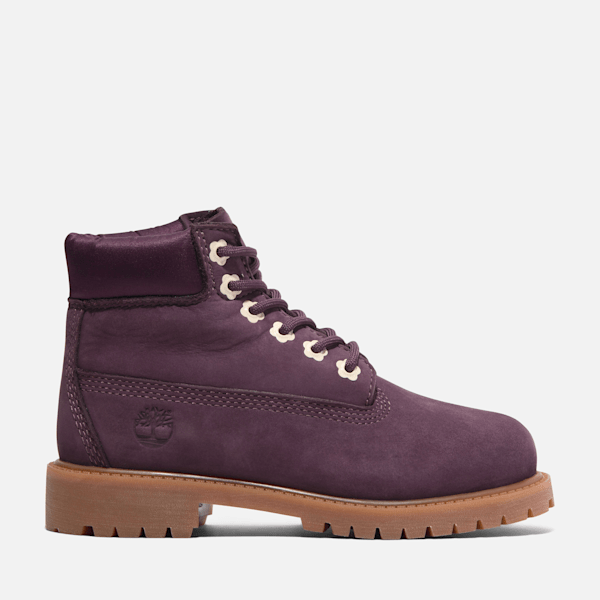 Youth Timberland®6-Inch Waterproof Boots - Dark Purple | Timberland US