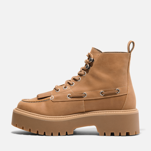 Women's Stone Street Mid 7-Eye Platform Boots - Wheat