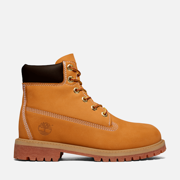 Premium Timberland ワークブーツ Womens/Boys Junior Timberland® Premium 6-Inch Waterproof Boots - Wheat