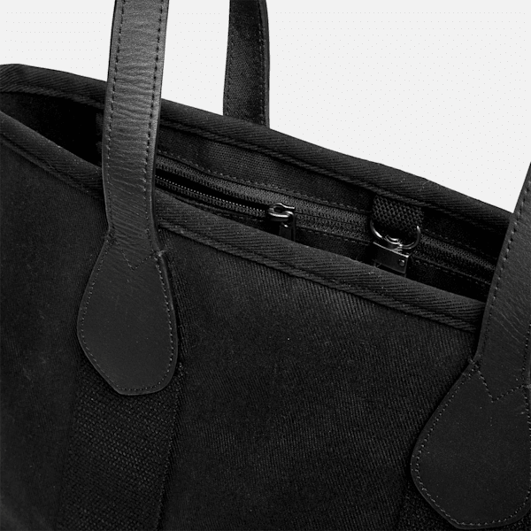 Canvas and Leather Tote