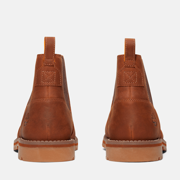 Timberland Redwood Falls Chelsea Boots Brown Leather Mens 9 A5R8Z Grunge Timberland Redwood Falls Chelsea Wheat Brown Leather Boots  main image 4