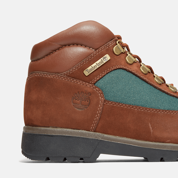Junior Field Boots Dark Brown Nubuck Leather | Timberland US