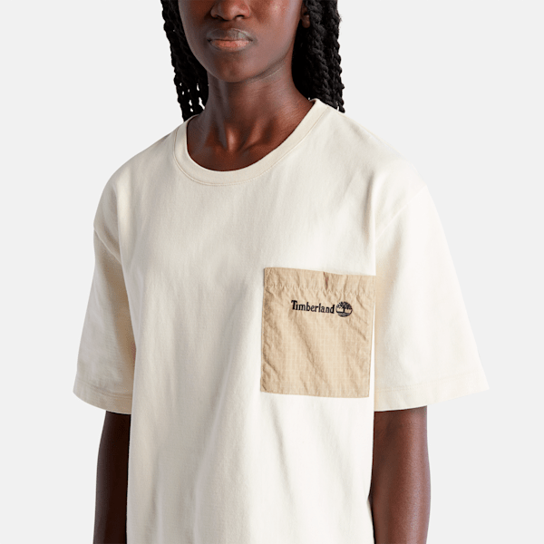 ■Timberland■ AF QUICKDRY Short Sleeve T-shirt White TB0A6A Timberland Quick Dry short sleeve T-shirt White | Trekkinn