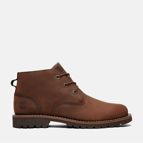 Timberland Larchmont TB1A2NF3F13 Men Brown Leather Waterproof Chukka Boot TF9075 Timberland Larchmont TB1A2NF3F13 Men Brown Leather  main image 3
