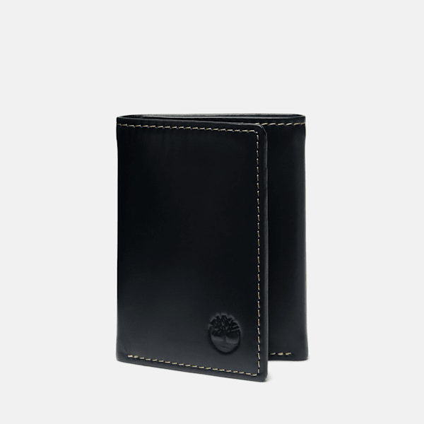 Men's Smooth Leather Trifold Wallet