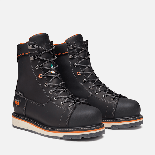 Black steel toe timberland boots best sale