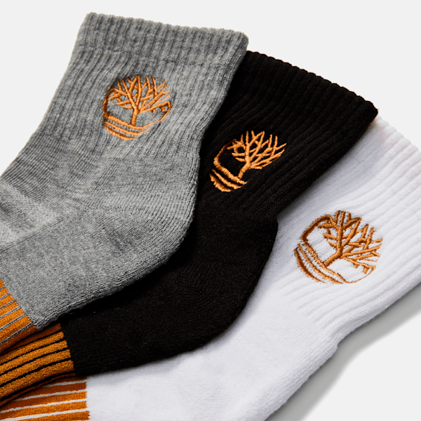 Newmarket Village 3-Pack Shortie Socks Multi | Timberland US
