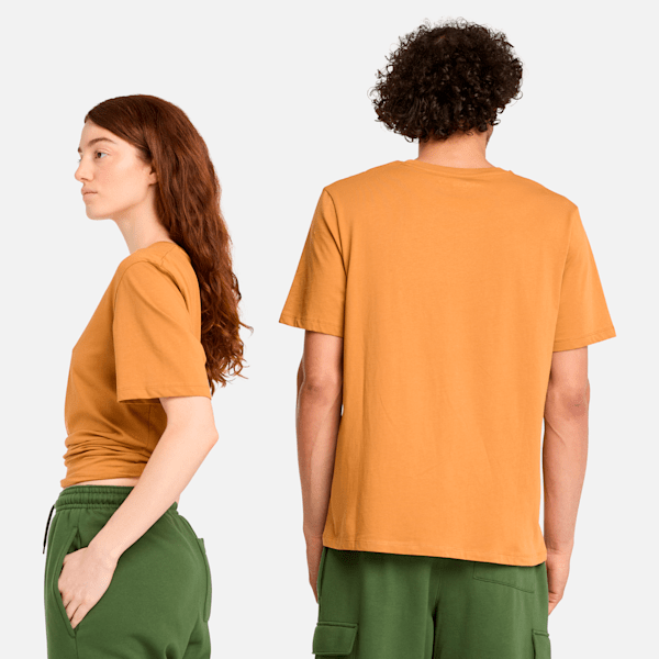 ◆JEEP◆ Pigment Explore Short Sleeve Tee Small Logo Print Short Sleeve T-Shirt