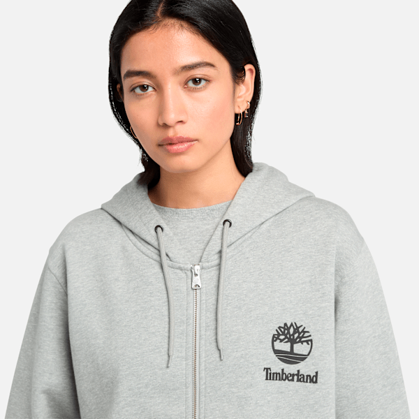 Print Stack Logo Full-Zip Hoodie