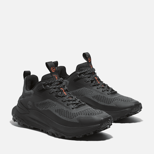 Men's Motion Access Low Lace-Up Sneakers - Black Knit