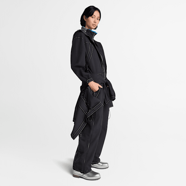 最旬【Timberland×Veneda Carte】ブラック ボイラースーツ Womens-Timberland-X-Veneda-