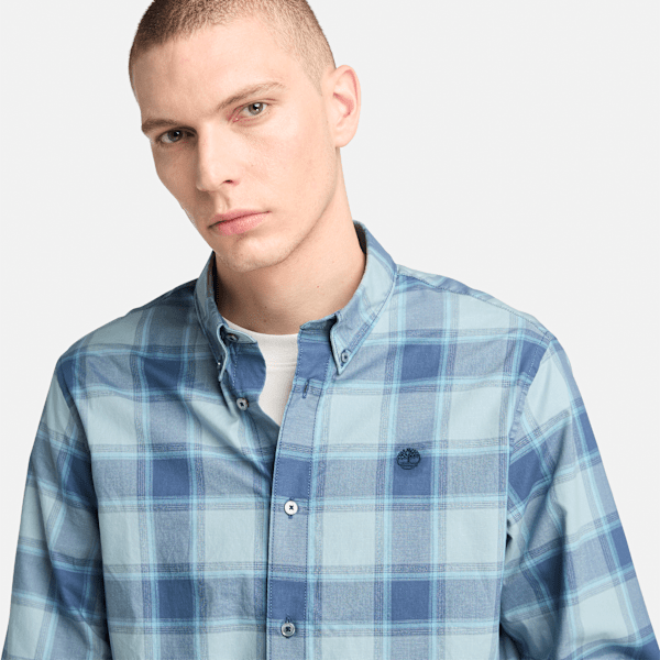 Men's Poplin Check Shirt