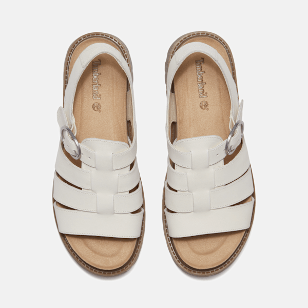 サンダル TIMBERLAND Men Sandals White TB0A67R1ET7 BIANCO Womens-Clairemont-Way-