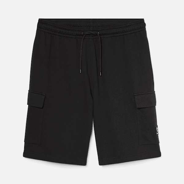 Woven Badge Cargo Sweatshort