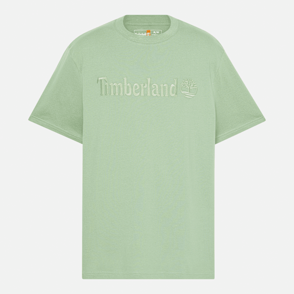 【Timberland】Garment Dye 半袖 Tシャツ グリーン / 送料無料 Mens-Hampton-ShortSleeve-