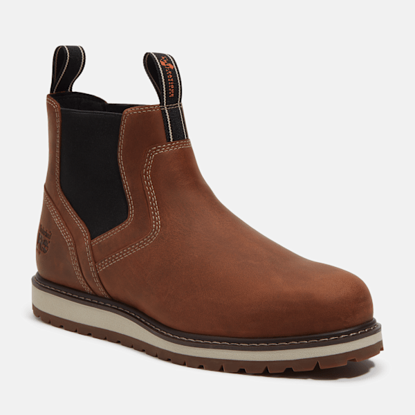 Timberland Mens Publish Chelsea Suede Boot Honey Tan sz 13