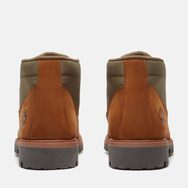 Timberland Premium Mid Lace Chukka Brown Nubuck Men\'s Boots Shoes TB0A431HEM5 Men main image 3