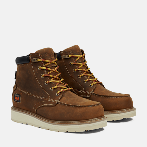 Men's Timberland PRO® Gridworks 6" Waterproof Moc-Toe Work Boot