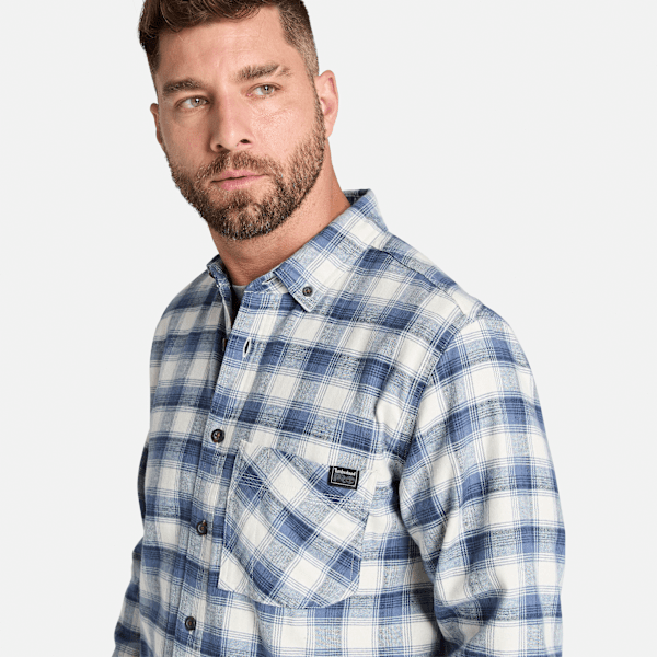 Men's Timberland PRO® Woodfort Lightweight Flannel Flex Shirt