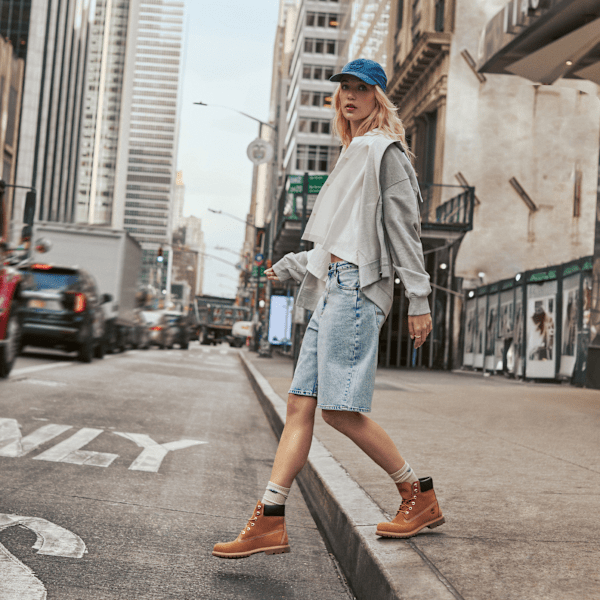 ブーツその他 TIMBERLAND Woman Boots Beige TB110361713 WHEAT Women's Timberland® Premium 6-Inch Waterproof Boots - Wheat