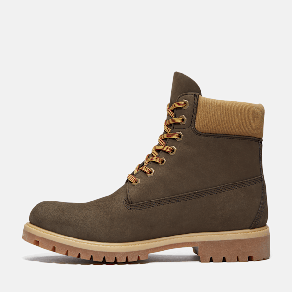 ¥ellow Bucks × Timberland 6inch Premium Men's Premium 6-Inch Waterproof Boots - Wheat Nubuck | Timberland US