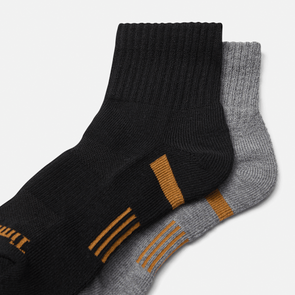 Richford 2-Pack Half-Cushion Quarter Crew Sock.