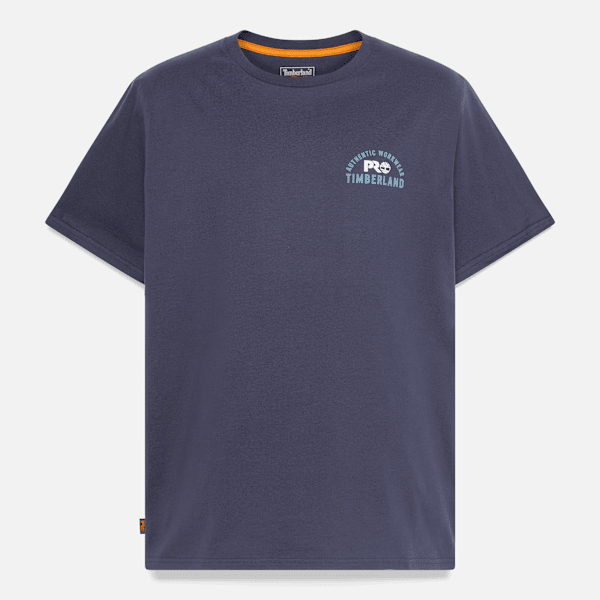 Tシャツ・カットソー TIMBERLAND Men T-shirt Blue 1 TB0A2BPR 7581 Men's Timberland PRO® Authentic Workwear T-Shirt