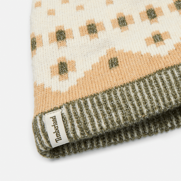 New Timberland Hat Women’s Fair Isle Fleece Lined Beanie Casual Outdoor Hat Timberland Women main image 2