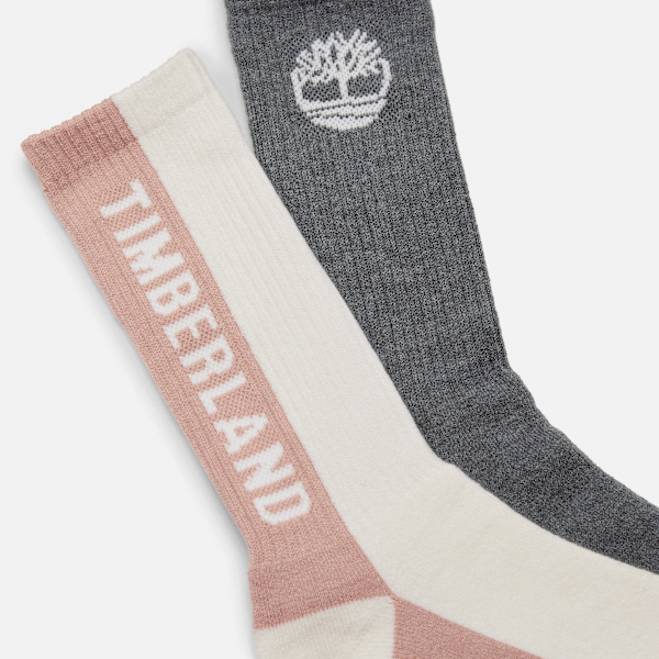 Women’s Timberland® 2-Pack Color-Block Crew Sock