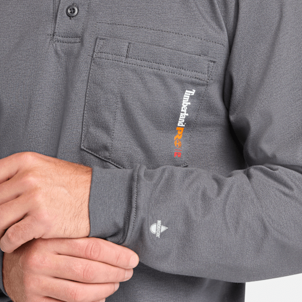 Men's Timberland PRO® Cotton Core Flame-Resistant Long-Sleeve Henley
