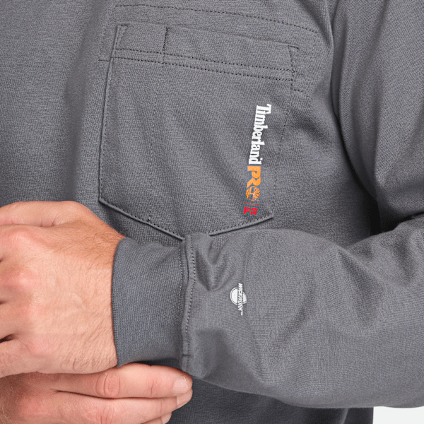 Men's Timberland PRO® Cotton Core Flame-Resistant Long-Sleeve T-Shirt
