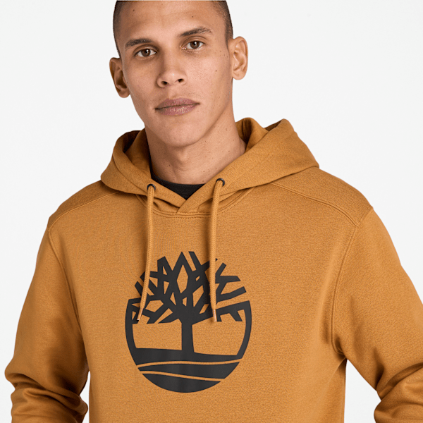 Timberland Tree Logo Hoodie - Wheat/Black | Timberland US