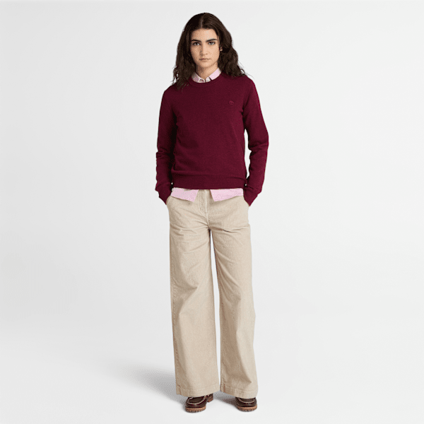 Women's Washed Corduroy Wide-Leg Pant