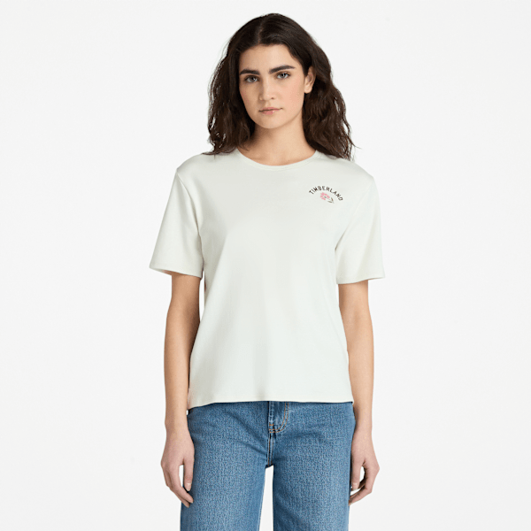 【MODERNIF】Limited Printed Short Sleeve T-shirt Women's TimberFRESH™ Floral Graphic Short-Sleeve T-Shirt