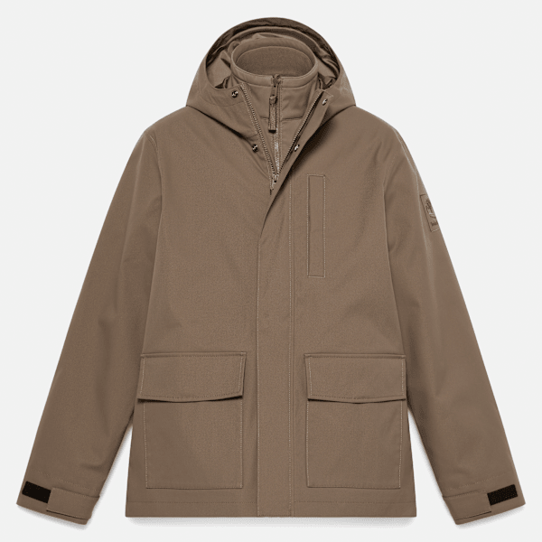 Men's Water-Resistant 3-in-1 Hooded Jacket