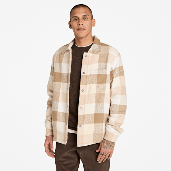 Men's High-Pile Lined Overshirt