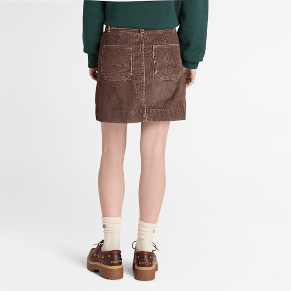 Women's Washed Corduroy Skirt