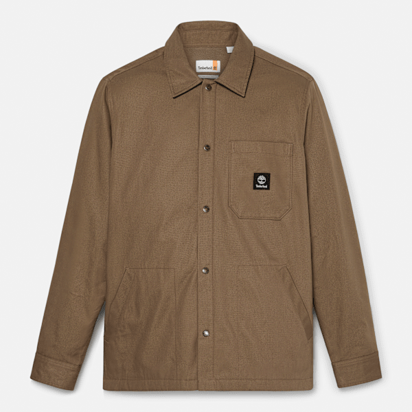 Men's Fleece Lined Overshirt
