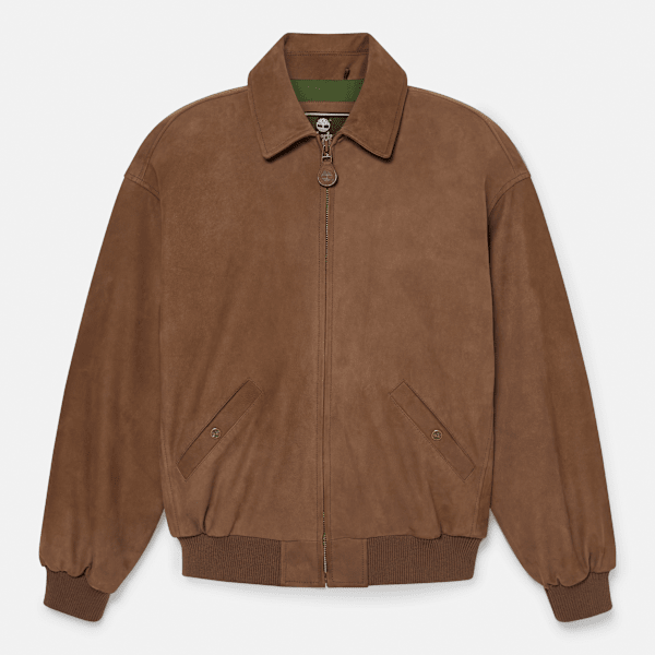 Leather Bomber Jacket