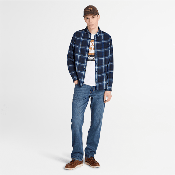 Men's Midweight Flannel Checkered Shirt
