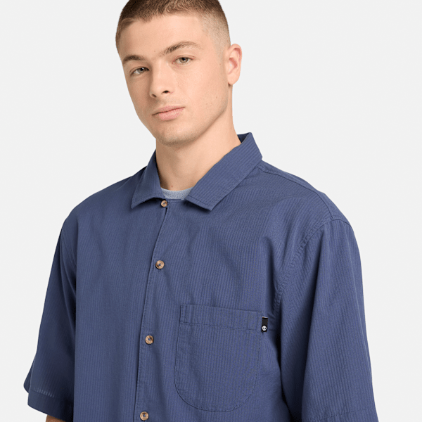 Men's Short-Sleeve Seersucker Resort Shirt
