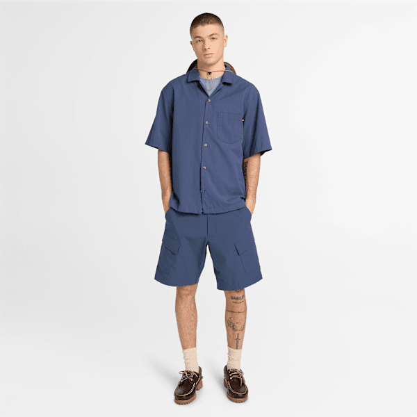 Men's Short-Sleeve Seersucker Resort Shirt