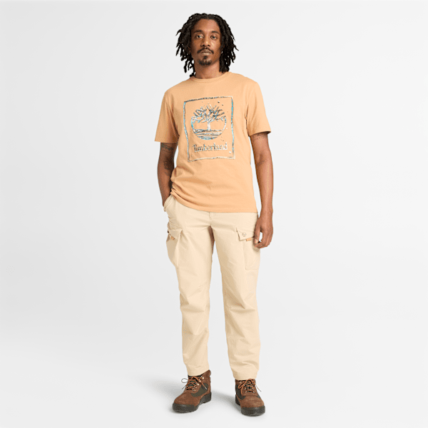 Men's Water Graphic Logo Short-Sleeve T-Shirt