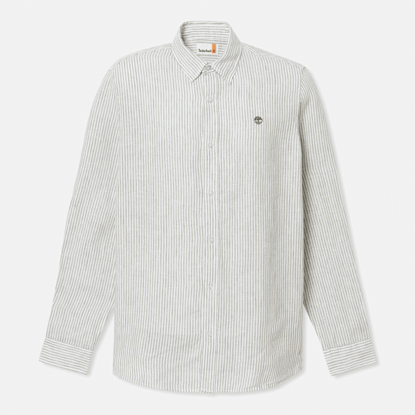 Men's Mill Brook Regular Fit Linen Shirt