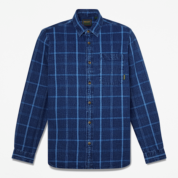 Men's Indigo Check Regular Shirt