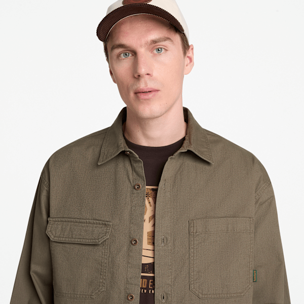 Men's Twill Overshirt