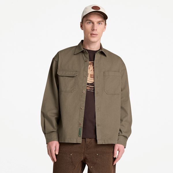 Men's Twill Overshirt